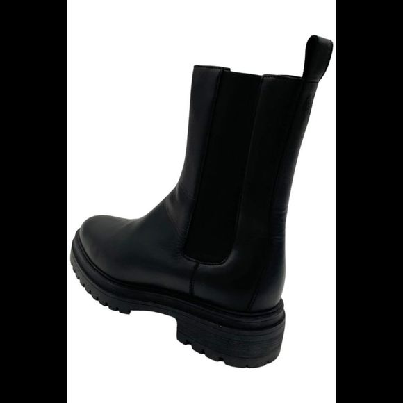 ba&sh Women's Bottines Coda Leather Chelsea Boot Black - Medium - Picture 2 of 2